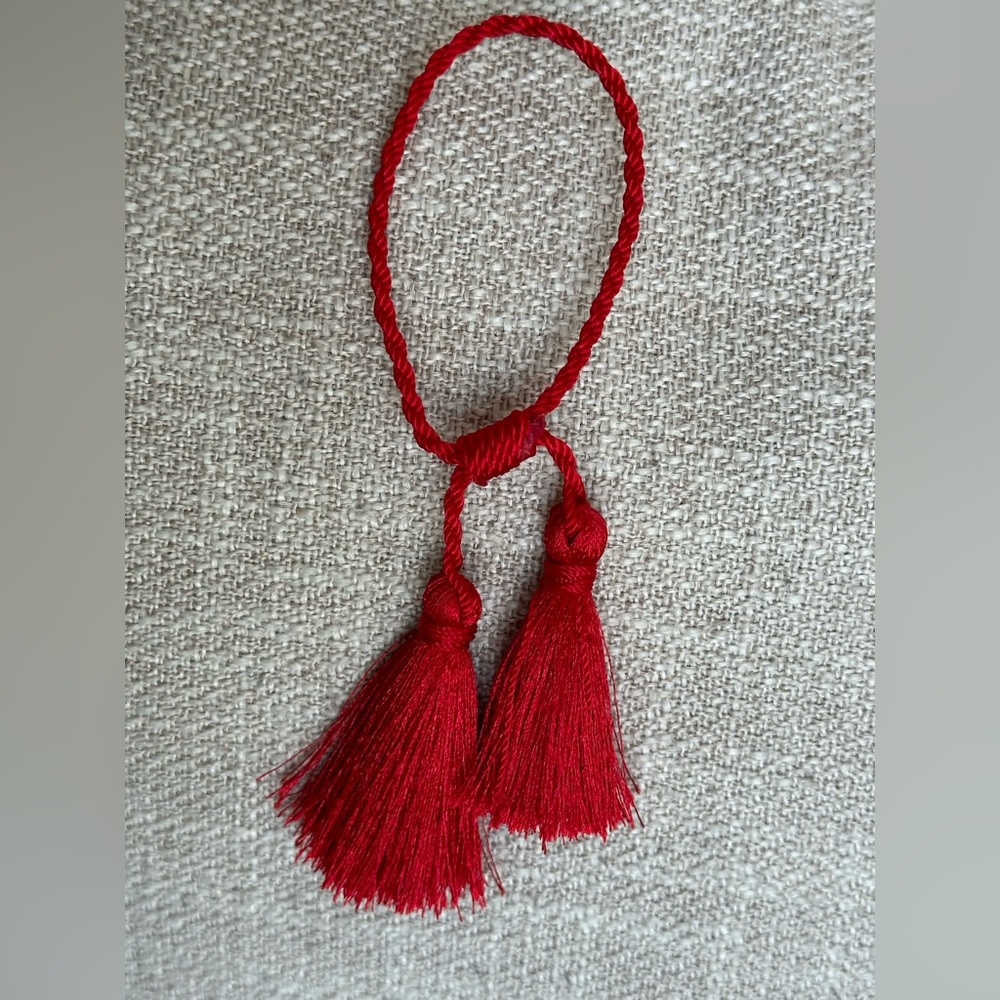 (Custom Listing) 3 Red Bracelets for Women Thread Adjustable